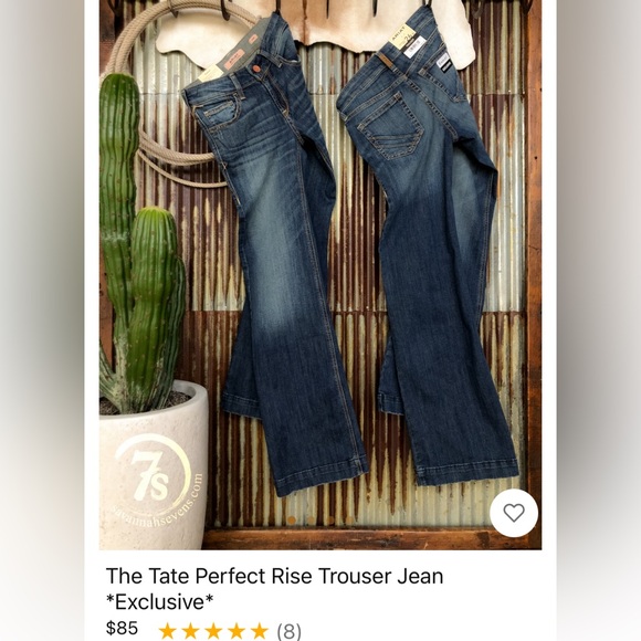 The Tate Perfect Rise Trouser Jeans - Picture 1 of 8